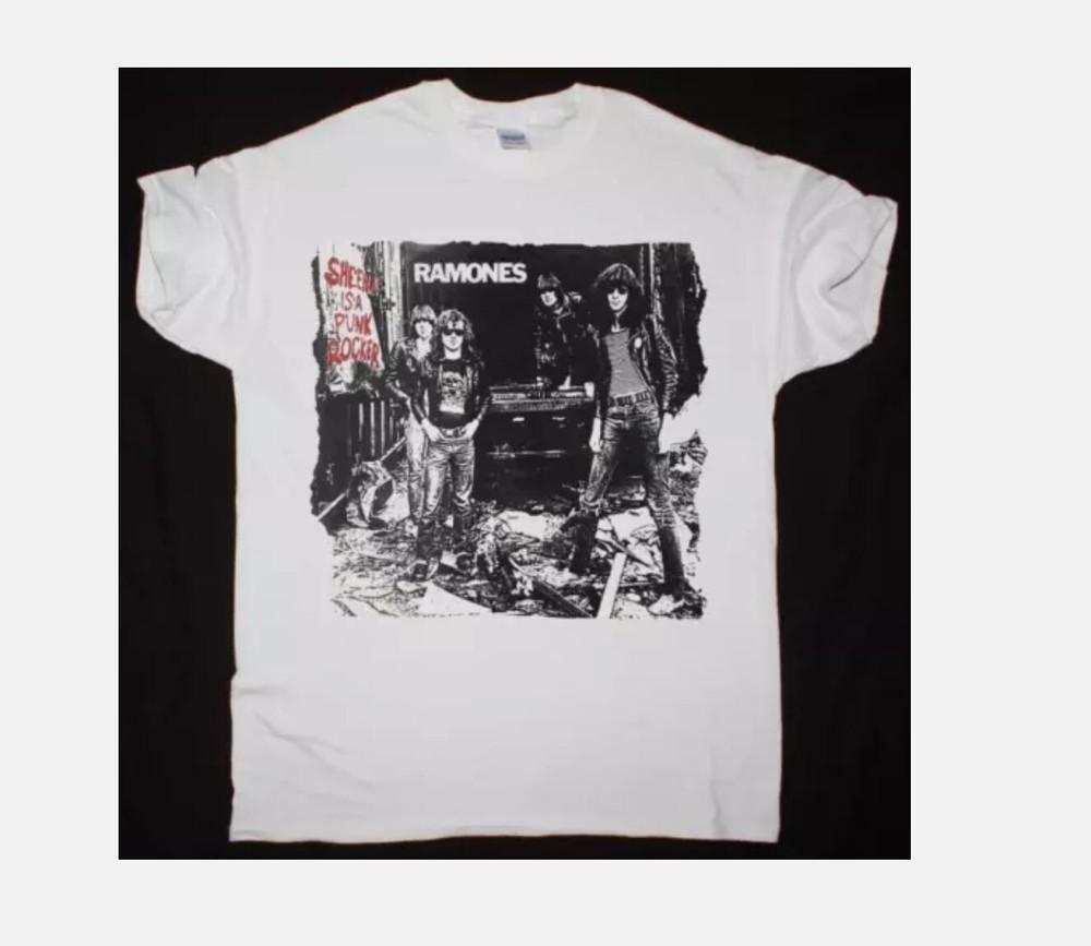 90s Ramones Sheena Is A Punk Rocker White T-Shirt