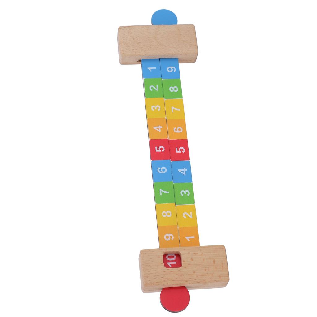 Digitalt tallnedbrytningslinjal Fargerik Vakker Praktisk Bærbar Tidlig Opplæring Undervisning