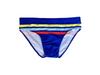JESSBORN Men's Striped Swim Trunks - Stylish Youth Swimsuit for Beach, Pool, and Sports.
