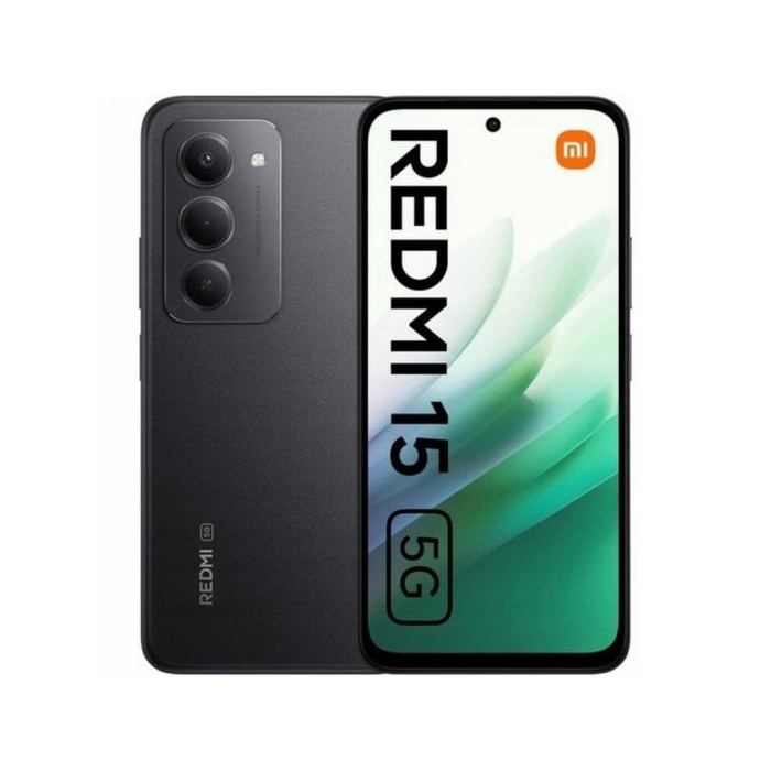 Smartphone Xiaomi Redmi 15 5G 4GB 128GB 6.9" FHD+ 144Hz 7000mAh Dual SIM NFC Negro Medianoche