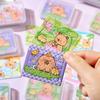 1-80Boxes Cute Cartoon Capybara Jigsaw Puzzle Educational Toys for Kids Adults Cute Mini Animal Puzzles Children Game Toy Gifts