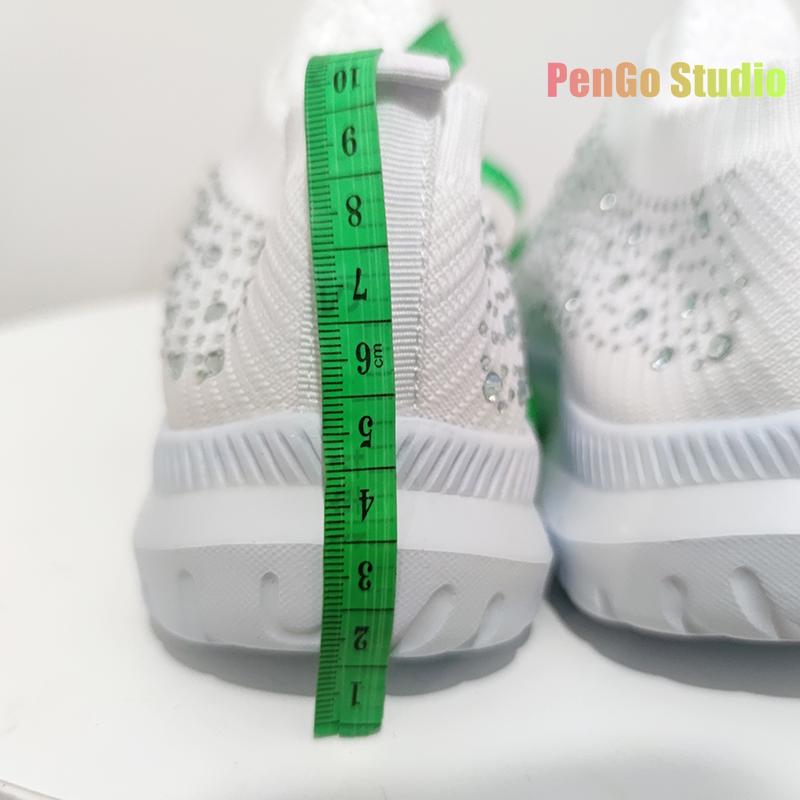 9 Colors Rimocy Shining Crystal Flats Women Spring Breathable Knit Platform Sneakers Woman Comfortable Soft Bottom Non -Slip Sports Shoes