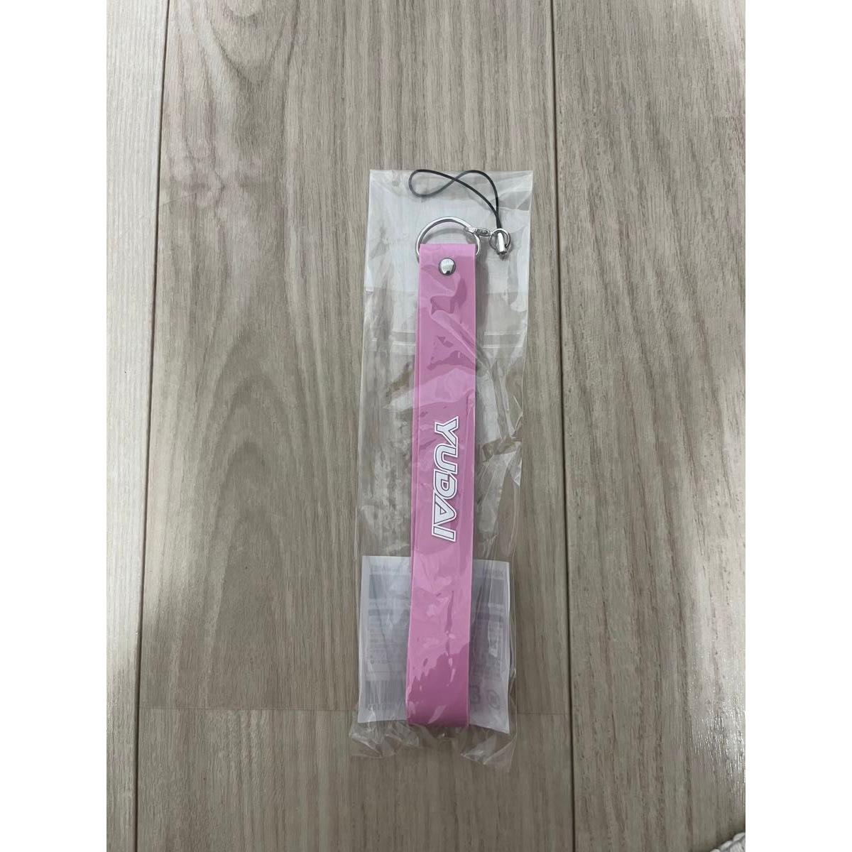 Used INI Yudai Sano OFFICIAL LIGHT STICK Strap Rubber Strap XQUARE