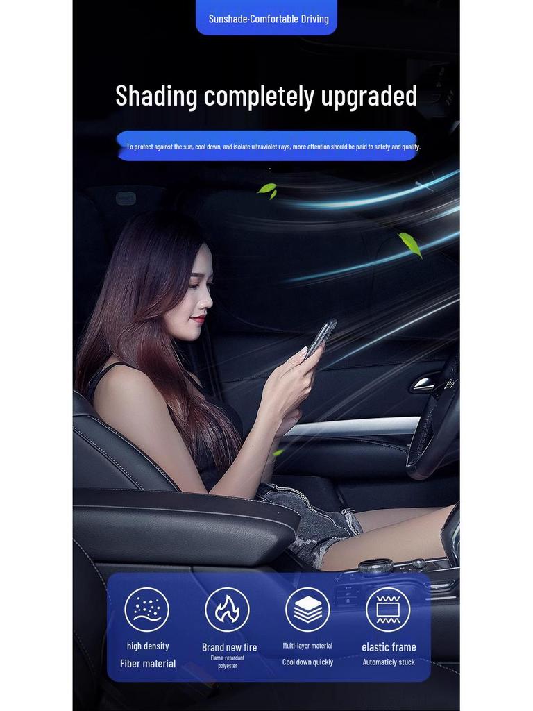 Car Window Sunshade for Ruilan 7/8/9, Maple Leaf 80V: Sun Protection, Heat Insulation, Camping, Privacy, & Light Blocking