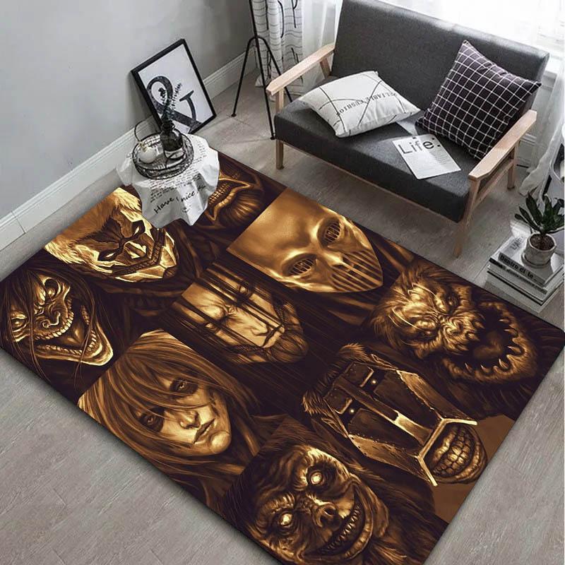 Een Attack On T titan Tapijt Vloerkleed Kunst voor Kamerdecoratie Huis Slaapkamer Bank Cadeau Kinderkamer Tapijt Antislip Vloermat Verjaardagscadeau Cadeaus