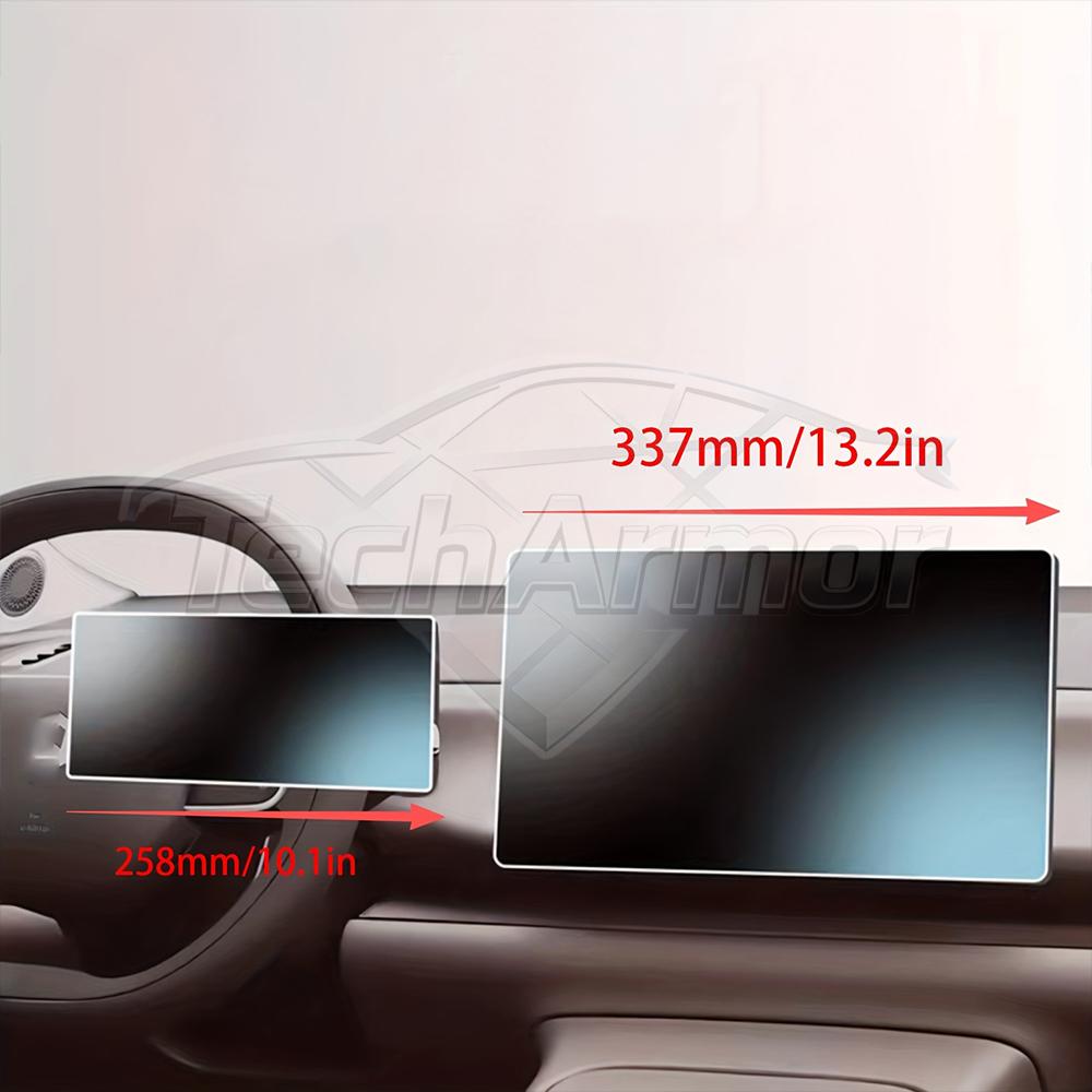 Tempered Glass Screen Protector for Leapmotor C10 2024 2025 GPS Navigation Display Interior Accessory
