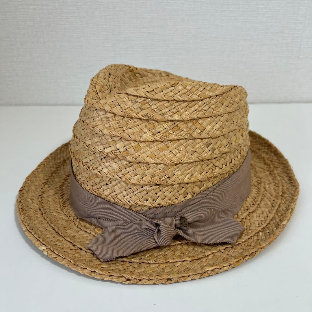 Used CA4LA Straw Hat Straw Hat 100% Raffia