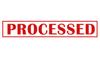 Printtoo Processed Self Inking Rubber Stamp Pre-Inked Office Stamp- Home Office Business Stationery, Black- 42 x 9
