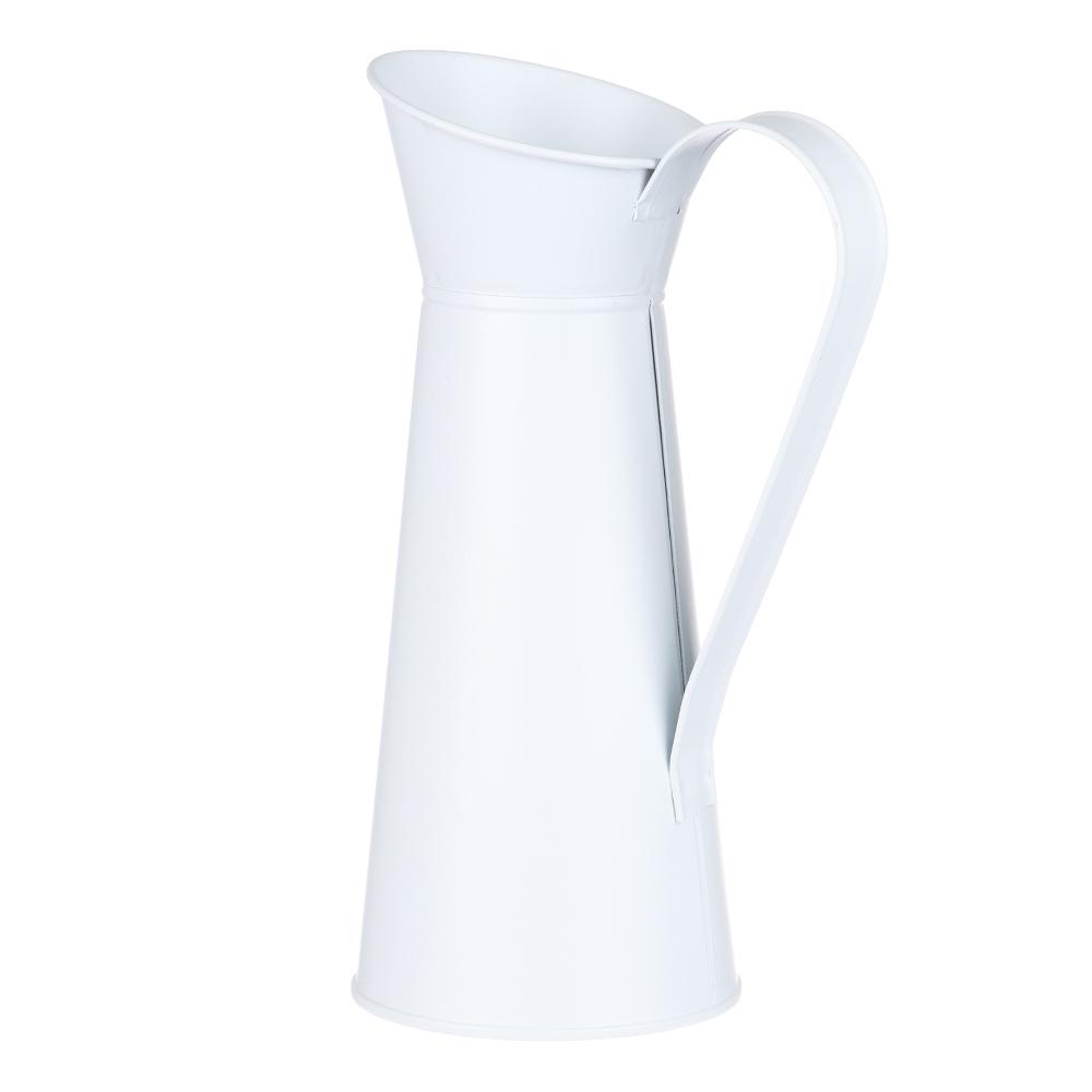 Vintage Jug Home Metal Vase Flower Vase Tin Pitcher Dried Flower Vase