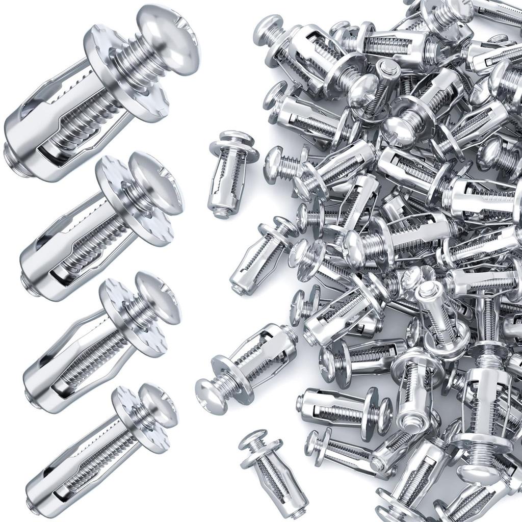 M4-M6 Petal Screws Anchors Lock Bolt Nut Metal Rivet Nut Expansion Plugs Jack Nuts Fixing Screw Rivetnut Clamp Wall Fasteners