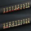 New Sweet Cherry Earrings for Women Red Cherry Fruit Stud Earring Cute Girl Simple Exquisite Edition Luxury Designer Zircon