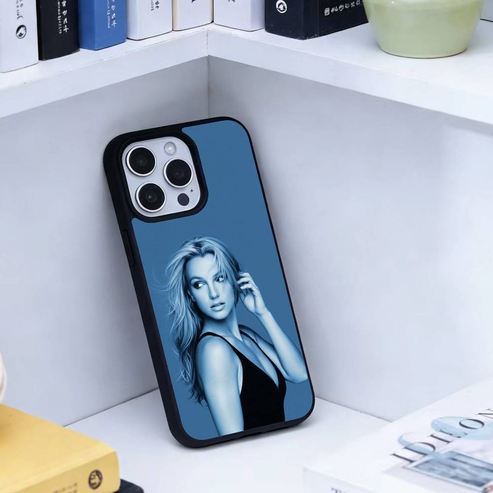 J-Singer B-Britney Spears Phone Case For iPhone 17,16,15,14,13,Pro,Max,Plus,Magnetic For Magsafe Wireless Charging