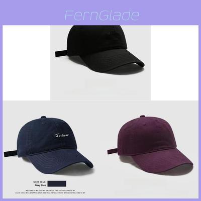 Baseballkappe mit bestickten Buchstaben für Streetwear und Sonnenschutz