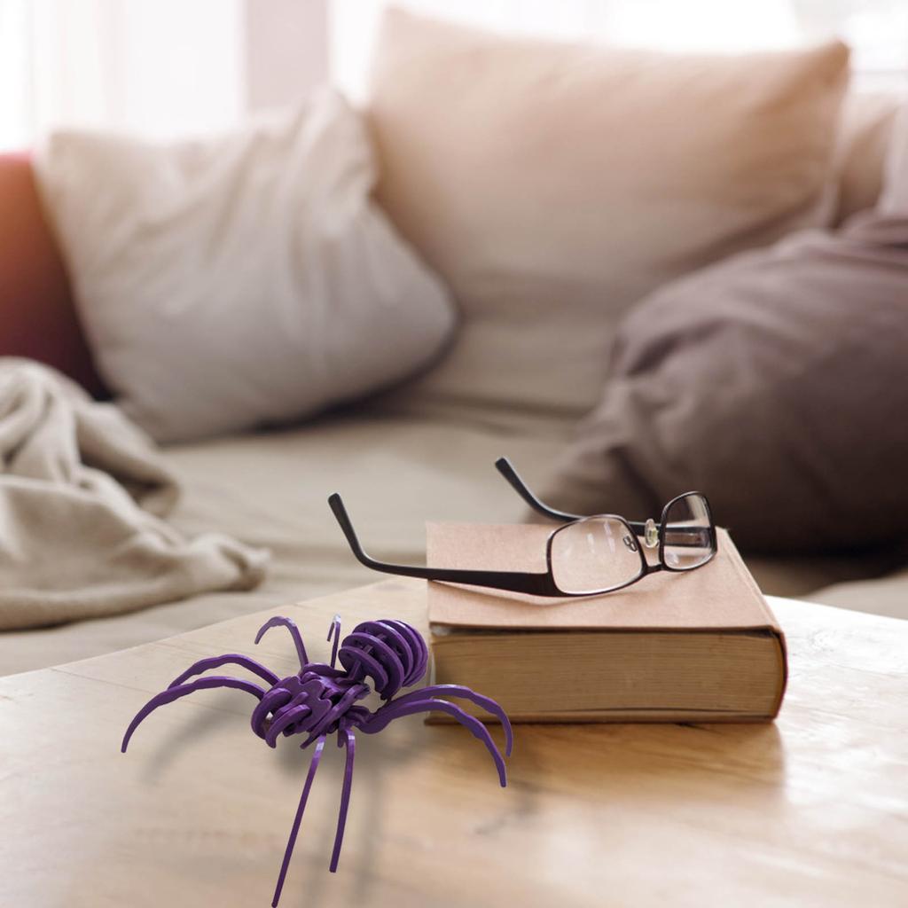 3D Printed Movable Joint Spider & Wolf Spider Toy Ornaments Decoration, Creative Model, Gift For Office/Home Decor, Car Decoration, Easter/Christmas