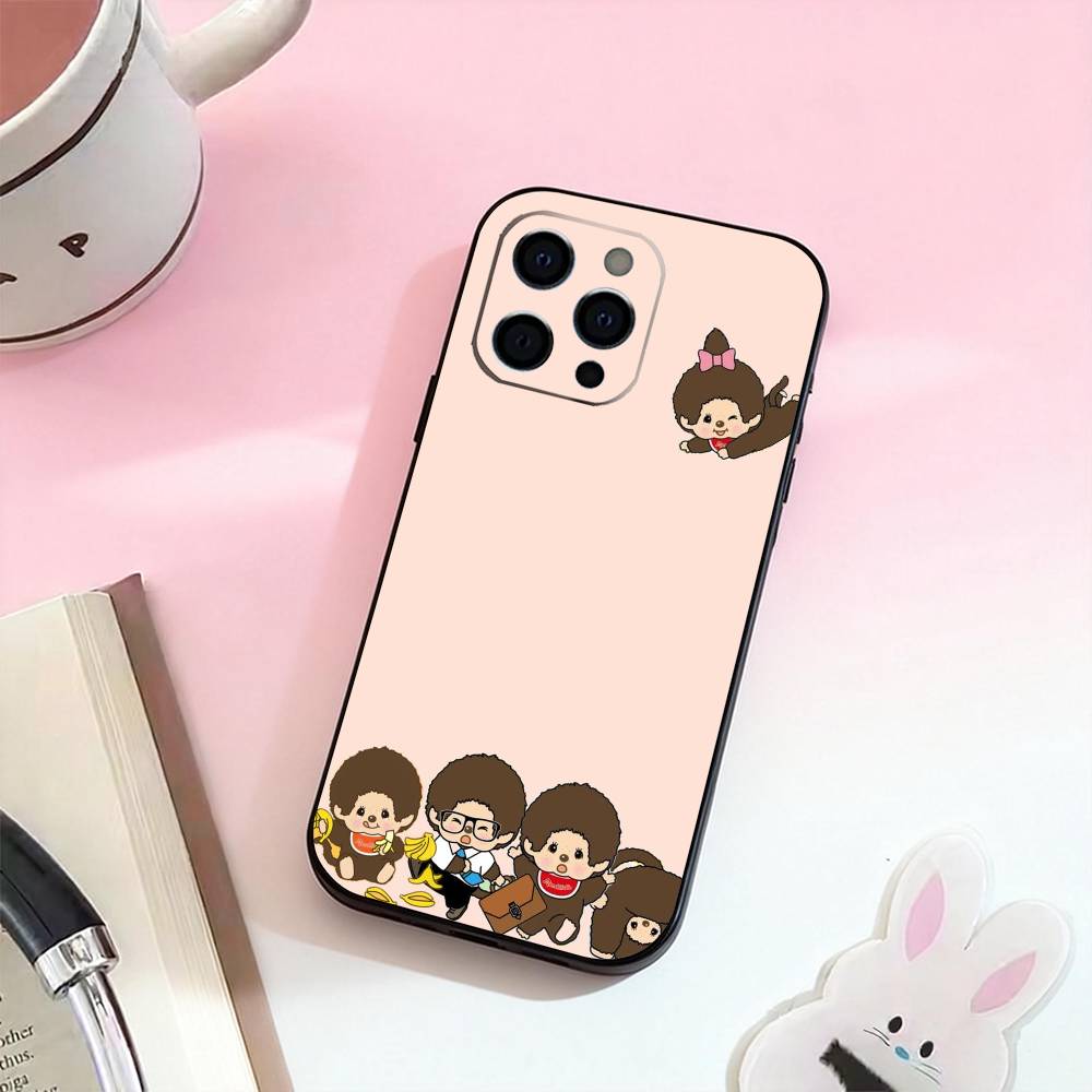 Cartoon M-Monchhichis Phone Case Silicone Soft For IPhone 17,16,15,14,13,12,11,XS,Plus Pro Max