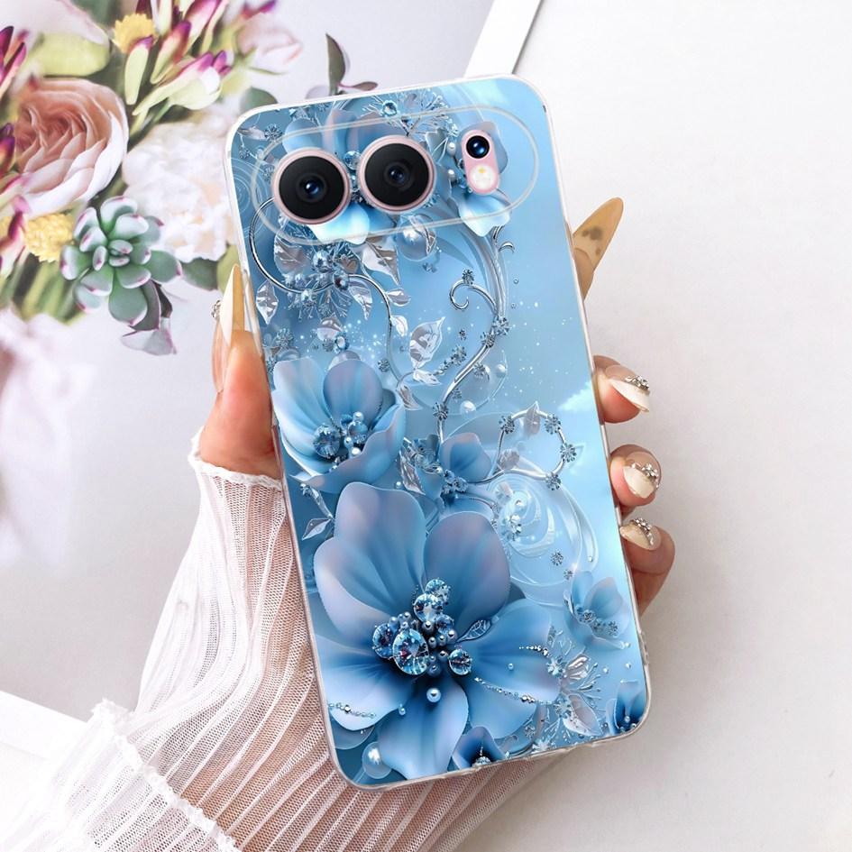 6.55" For Honor 500 5G Case Fashion Flower Bowknot Soft Slim Silicone Phone Cover For Honor 500 Pro Funda MEY-AN00 Honor500 Capa