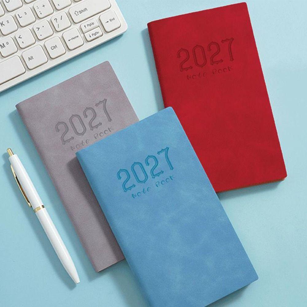 Pocket Design 2027 A6 Planner Notebook Portable Lightweight Daily Weekly Journal  Time Management