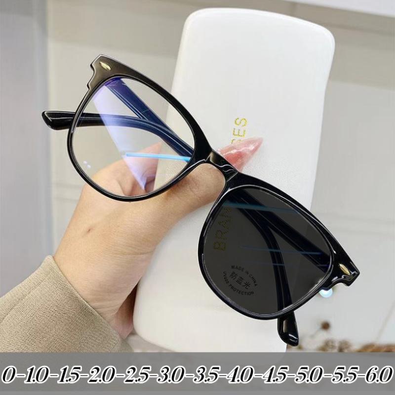 

Винтажные фотохромные очки для близорукости, унисекс, модные, уличные, меняющие цвет, солнцезащитные очки с УФ-фильтром, женские и мужские, ретро-очки по рецепту