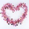 Valentines Day Red Pink Metallic Garland Valentine'S Day Decor For Home Indoor Outdoor Wedding Hanging Decoration Prop