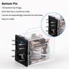 Miniature Coil Generalel Ectromagnetic Intermediate Relay Switch With Base Hh52P Led 12V Dc/220V Ac
