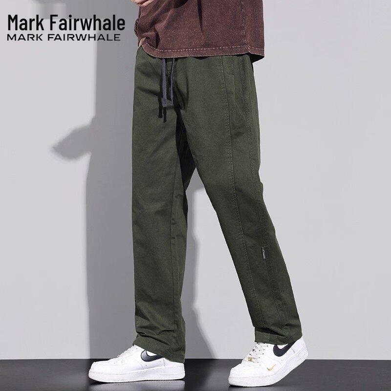 MARK FAIRWHALE Men s Summer Cotton Straight Casual Pants 2XL
