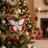 Double-Layered Christmas Butterflies Ornaments Christmas Tree Decoration  New Year Celebration