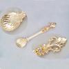 4 PCS/SET Retro Coffee Spoon Dessert Spoon Creative Mixing Spoon Arabic Style LS