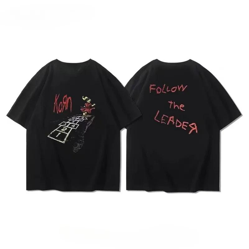 

Limp Bizkit Мягкое Печенье Группа Короткий Рукав Мужская и Женская Футболка Весна/Лето Европейский и Американский Металл Рок Уличная Мода S