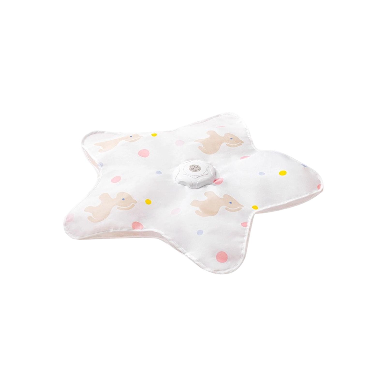 Electric Sounding Toy Hunting Cover Automatic Turntable  Teasing Stick  Toy Pet Game Cover One Size белый