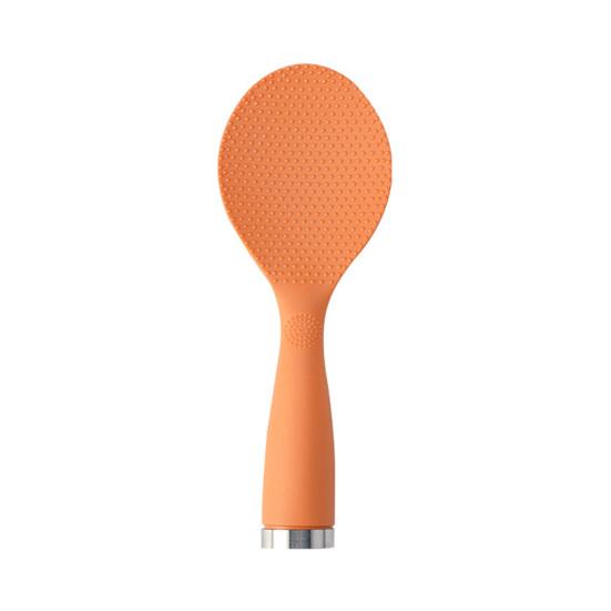 Rice Shovel Multifunctional Non-Stick Long Handle Plastic Spoon with Bump Design Tableware Food Grade Standing Rice Spoon