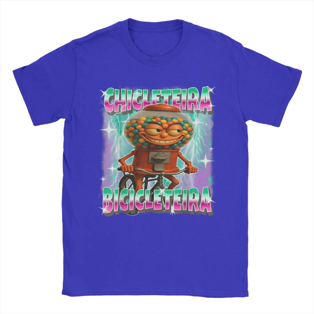 Unisexs Chicleteirabicicleteira Italian Brainrot Chiclete Bicicleta T Shirts Clothing Short Sleeve O Neck Tees Tshirts