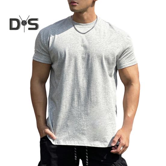 Men's Loose Fit Athletic T-Shirts Summer Crew Neck Short Sleeve Top Outdoor Workout Tee Casual Basic Tops for Daily Life Sports Street