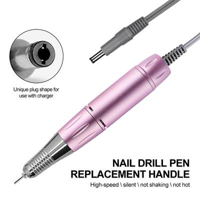 Electric DC Nail Drill Pen Handle File Polish Grind Machine Handpiece Manicure Pedicure Tool Nail Professional Drill Accessories