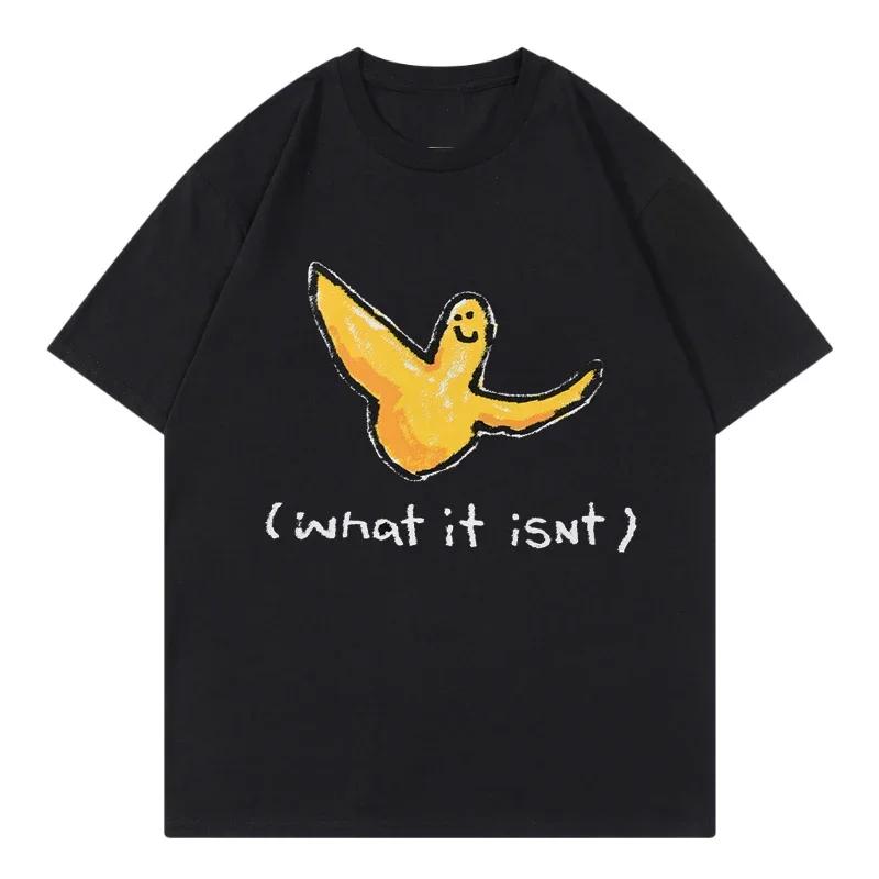 

2024 Womens SummerSouth Korea What It Isnts Tshirt Short sleeved Tshirt Little Flying Unisex Brand Tshirt Harajuku Tshirt Clothing S