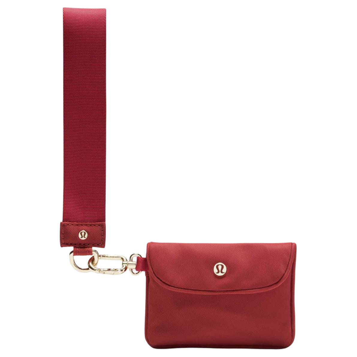 

Lululemon Fashionable Minimalist Solid Color Design Clutch Women Clutch Oxford-Red Ivory-White LW9FWBS Oxford Red & Ivory White