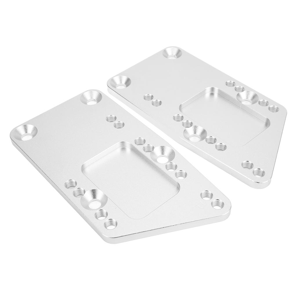 2pcs Engine Mount Adapter Plates 551628 Universal Swap Bracket Replacement for Small Block LS Conversion Adjustable