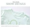 Pure Cotton Short Sleeve Baby Onesie - Newborn Summer Pajama Bodysuit