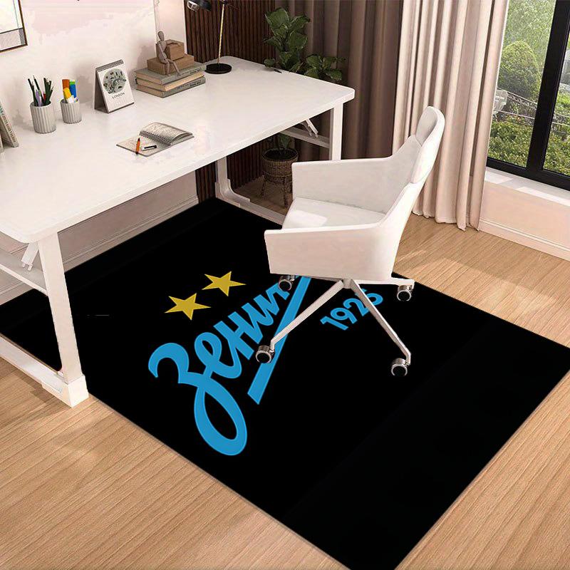Football Club Emblem Printed Area Rug for Office, Chair Rug, Decorative Carpet Floor Mat, Large Size Fan gifts Christmas gifts
