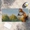 Funny Chicken Joe Towel Drying Bath Towel Applicable To Light Swimming Camping Yoga Beach Out