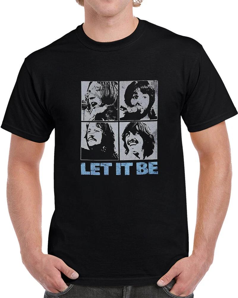 

Beatles Retro Let It Be 100% Cotton T-shirt Mens Womens Tees Top M