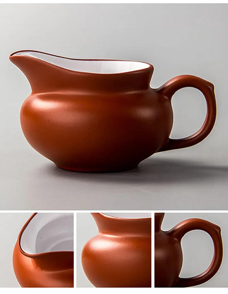 Purple Clay Gongdao Teacup Gongfu Tea Cup Coffee Teapot for Tea In a Cup Yixing Clay Kettle Oriental Moroccan Teapot Pot