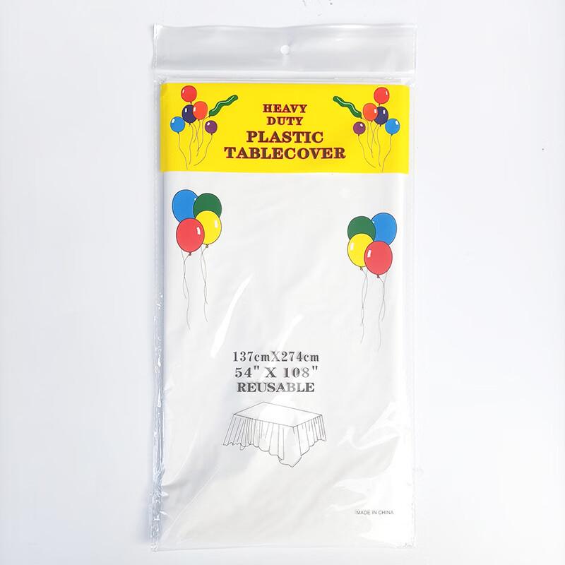 

Disposable Solid Color Plastic Tablecloth