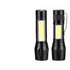 Rechargeable High-Power Outdoor LED Flashlight - Super Bright, Long-Range, Lightweight, Portable, with Zoom and Dimming Features.