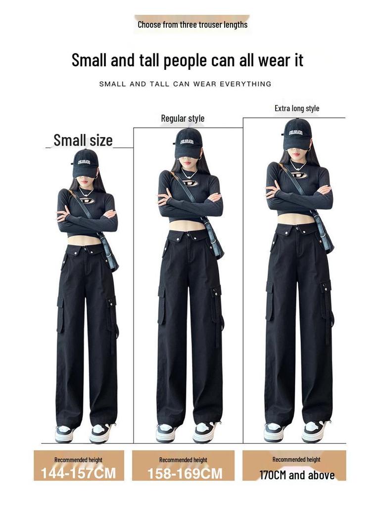 2026 Autumn Women's High Waist Elastic Cuff Harem Workwear Pants