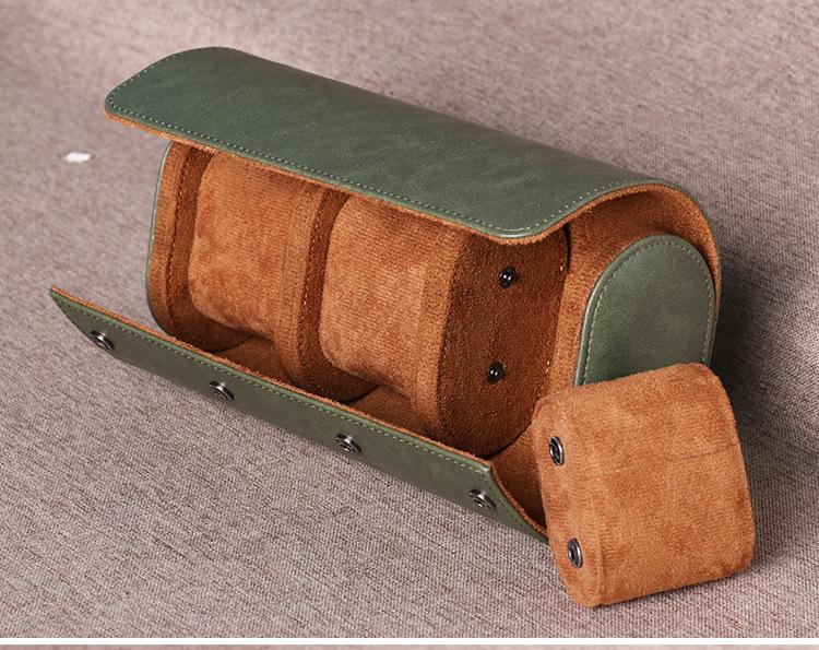 In Stock Waterproof Stain-Resistant Watch Box: Single/Double/Triple, PU Leather Portable Storage