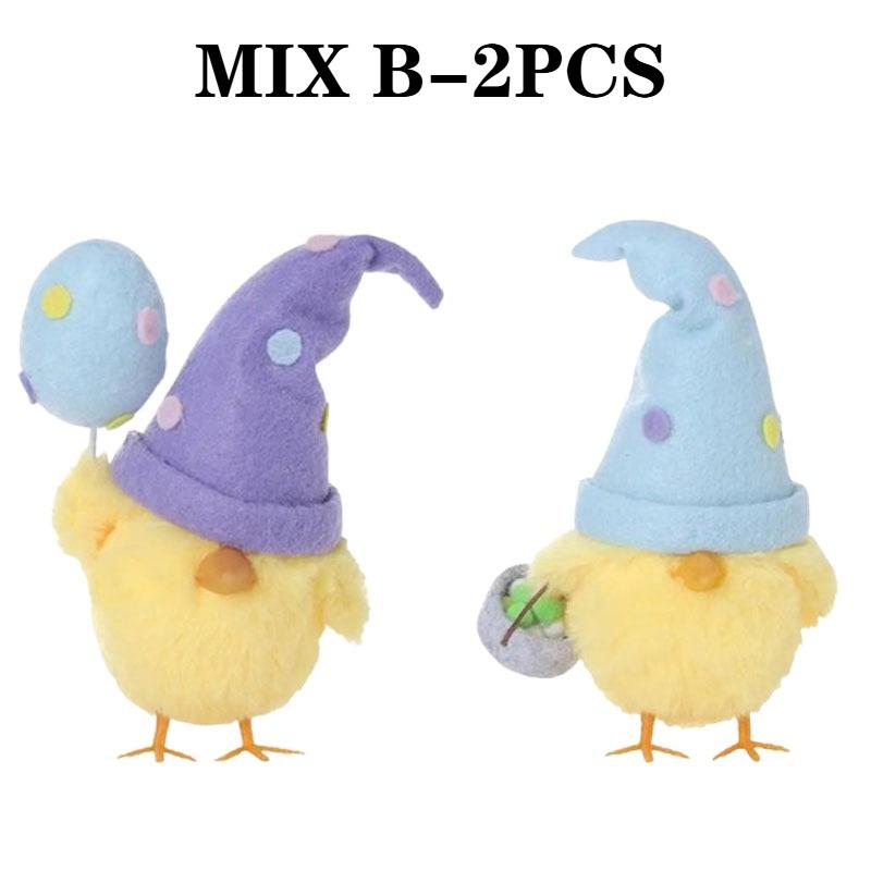 1-3PCSDIY Wool Felt Easter Chick Ornament Egg-Shaped Hanging Decoration Creative Easter Party Decor and Gift Materials for 2026