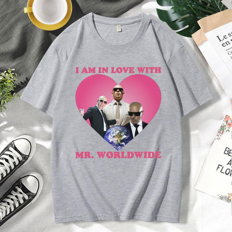 Divertenti Mr Pitbull in Tutto il Mondo C'ero Ci Sono Stato Grafica Magliette Abbigliamento Uomo Moda Estate Vintage Harajuku T-shirt Maschio