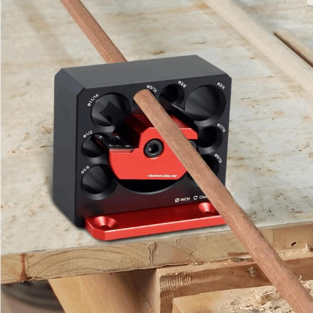 Adjustable Dowel Cutter Plate Precision Electric Drill Milling Dowel Dowel Maker Jig  Round Rod