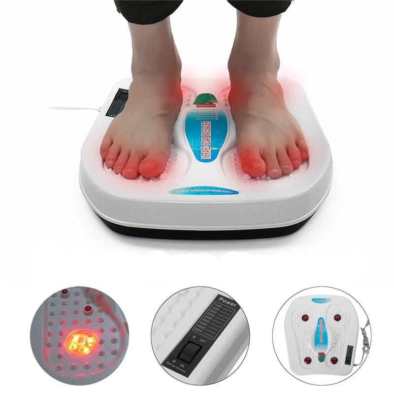 220V Electric Infrared Vibrator Foot Massager Infrared Acupuncture Heat Therapy Relaxing Fatigue Kneading Massager