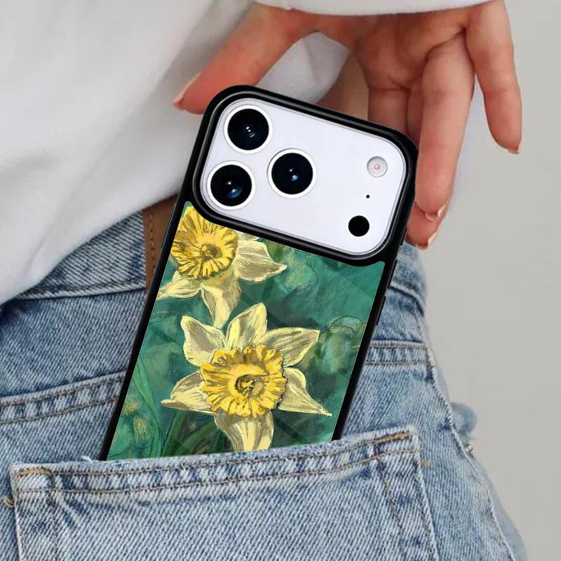Flowers 1 Daffodils Phone Case for iPhone 16e 15 14 13 12 17 Pro Max Plus Air 17pro Cover Coque